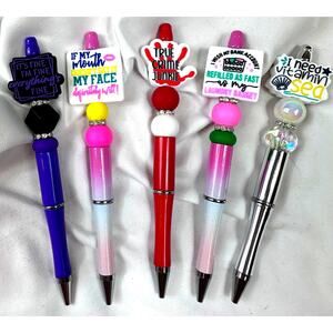 5 pc Pen Set Funny Edition